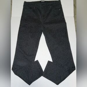 Buffalo David Bitton Animal Print Black Gray Stretch High Rise Skinny Leg Jeans